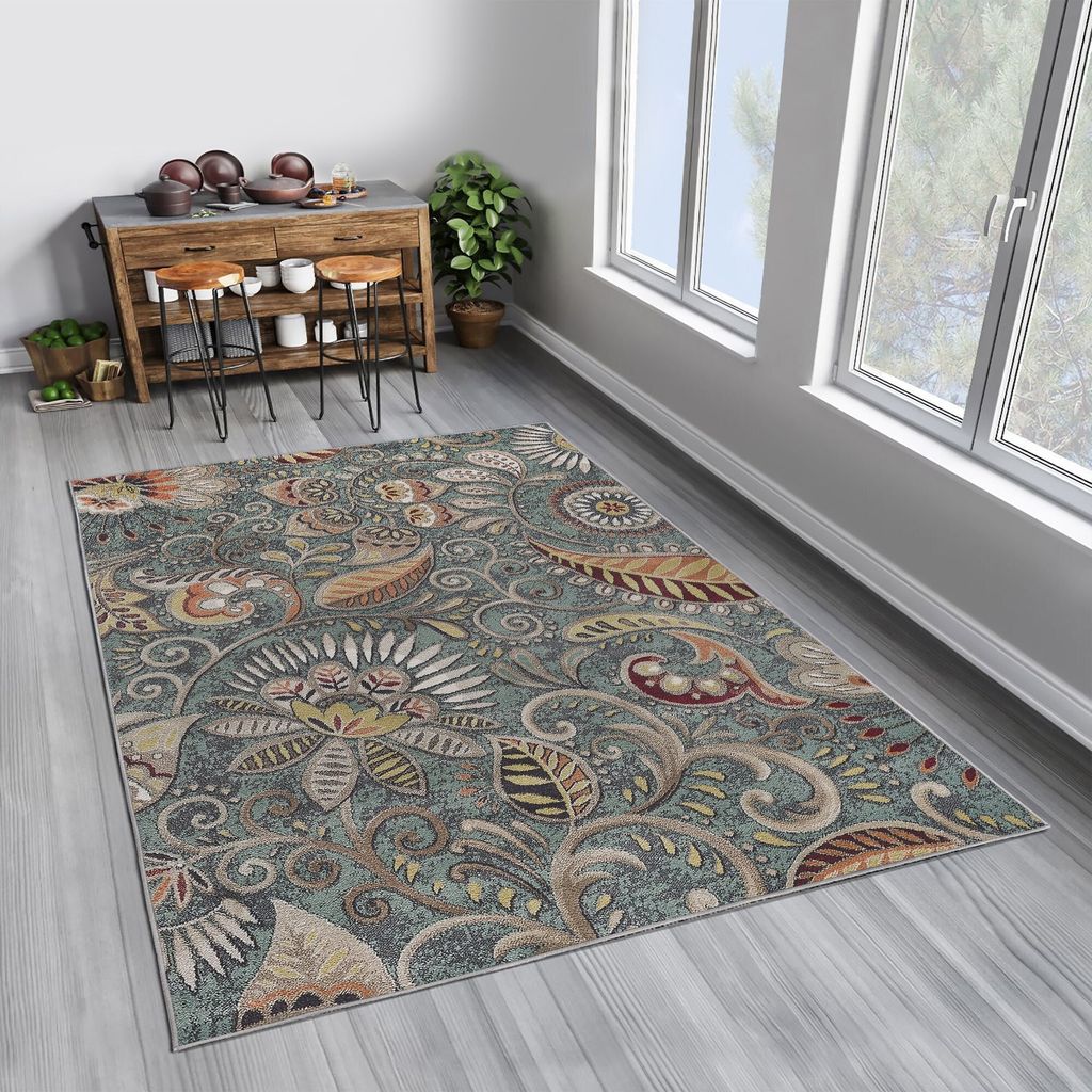 Conceptum Hypnose, Woopamuk244, Teppich (160 x 230), 70 % BAUMWOLLE / 30 % POLYESTER, Mehrfarbig, 160 x 230 cm