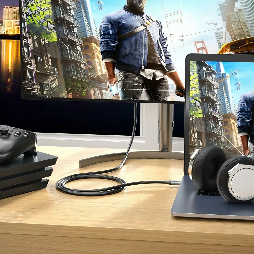 Câble HDMI vers USB-C Silver HT Logan Noir 4K 60Hz Haute Résolution - 4