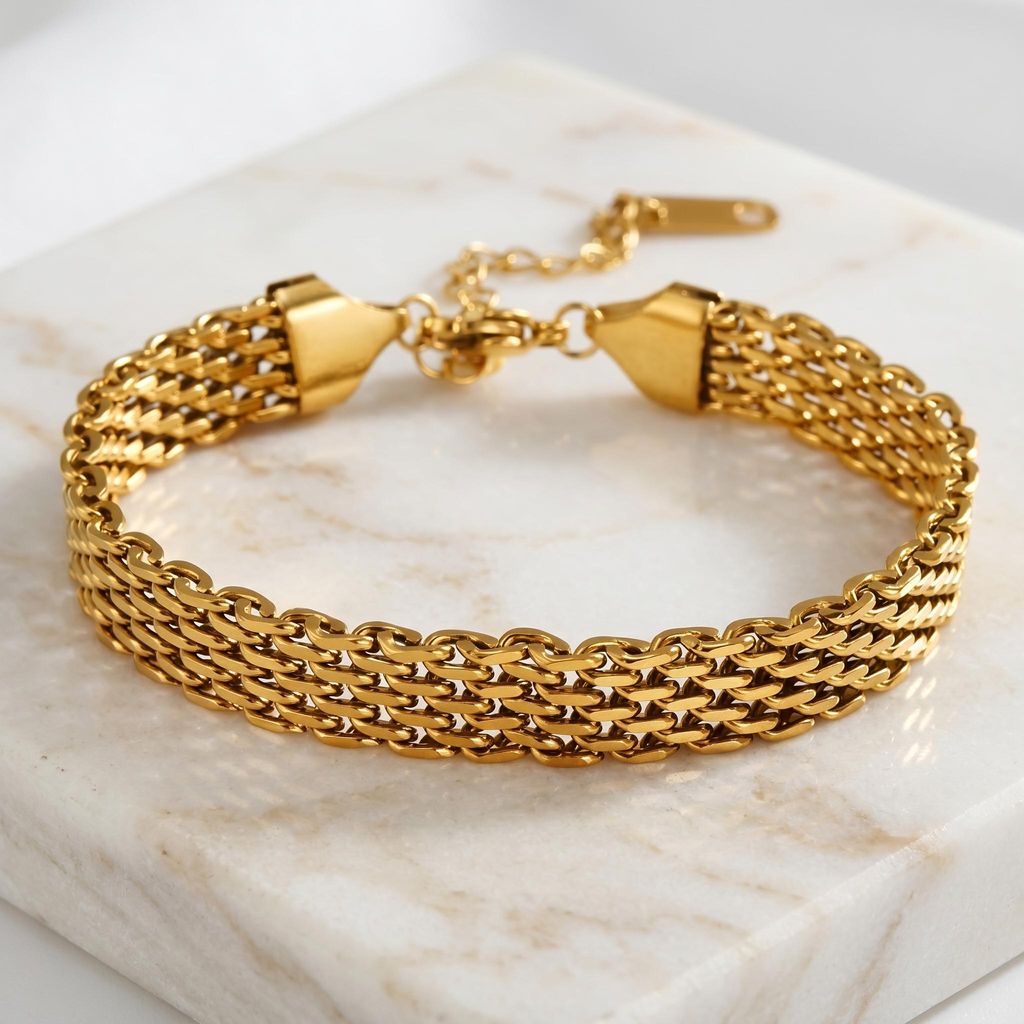 Lundholm Armband Damen Vergoldet Ilona – Edelstahl Gold Produktbild 
