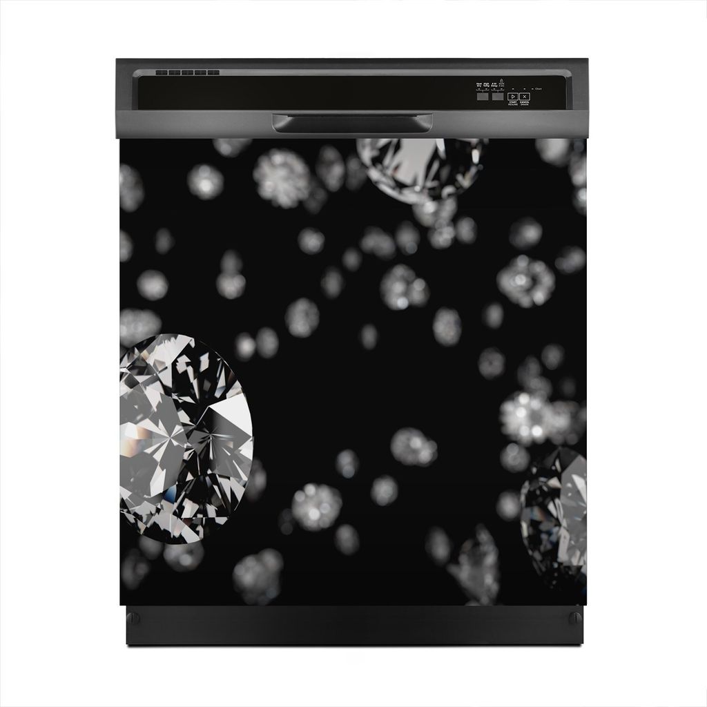 Magnete Dekorative 60x60 cm Küche Magnetmatte Spülmaschine - Diamanten Edelsteine