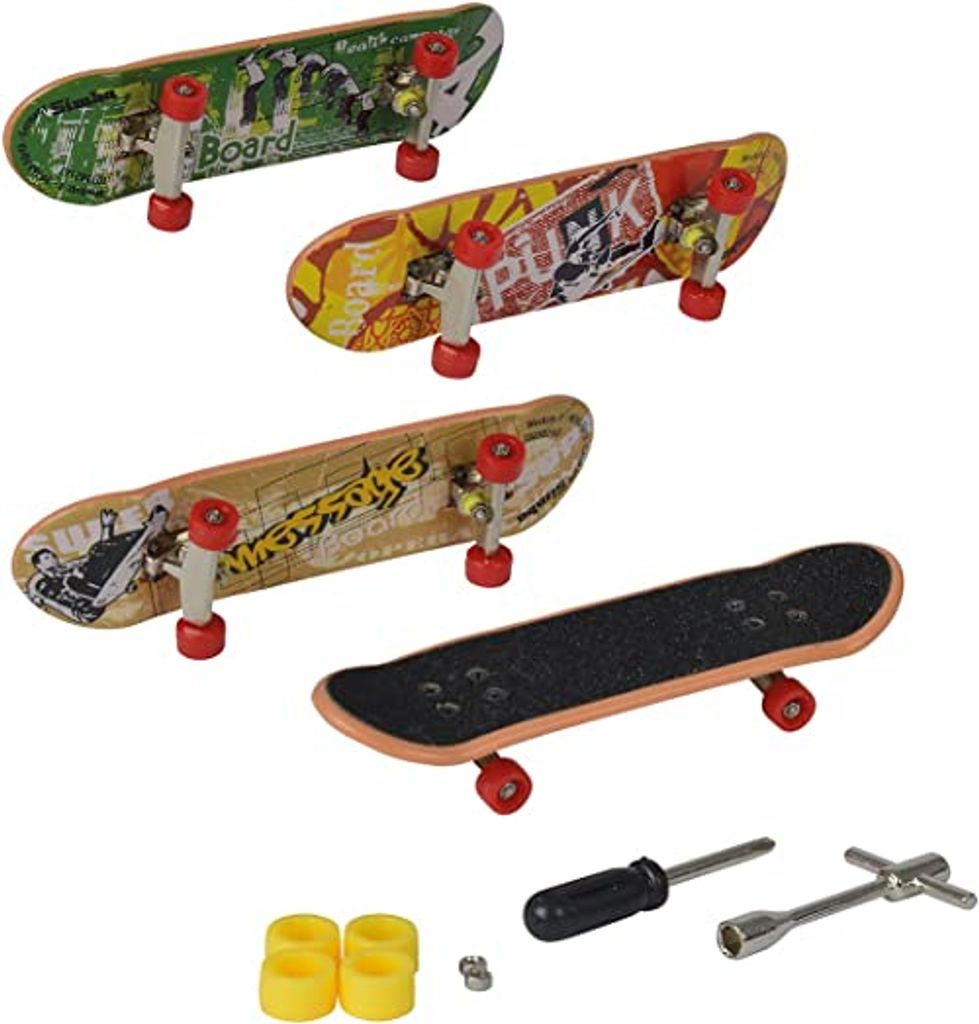 Sipobuy Finger Skateboards - 3er Set Mini Skateboards Für Kinder - 9,5 Cm