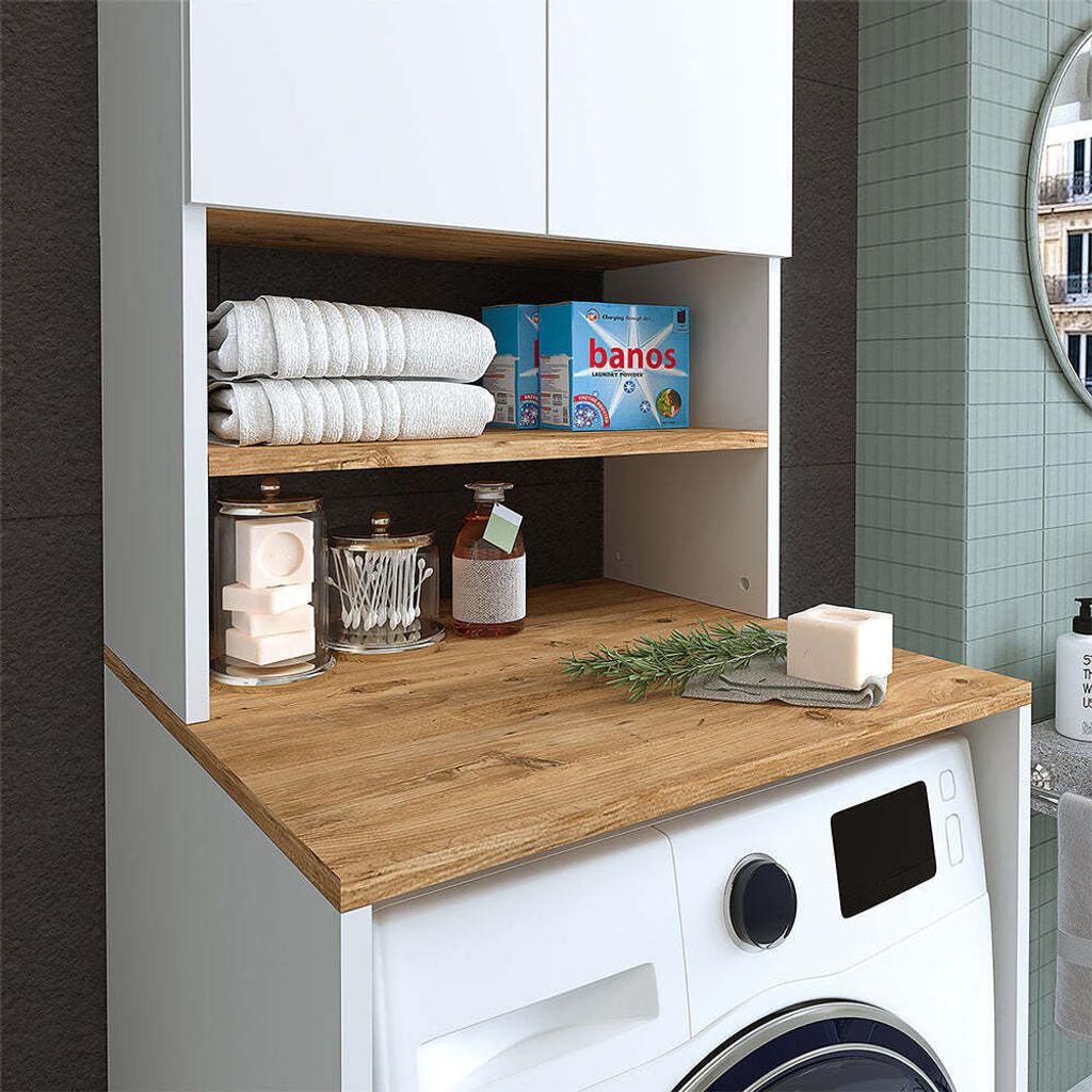 Roomart, Badezimmer Waschmaschinenschrank Atlantic,  Produktbild 4