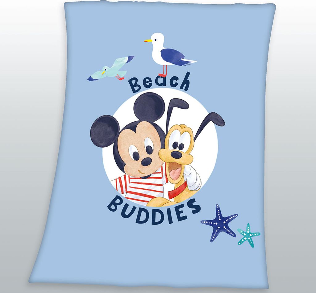 Disney's Mickey Mouse Microfaserflauschdecke / 75x100 cm