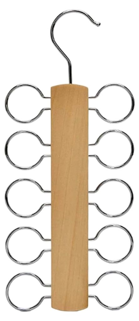 Schal-Kleiderbügel – platzsparender Organizer für Schals, Krawatten, Socken und Handtücher