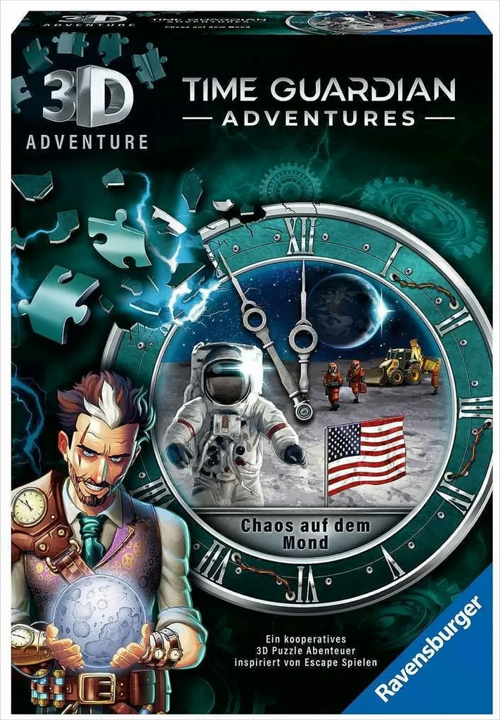 Puzzle 3D de collection Time Guardian Chaos on the Moon 216T pour ados