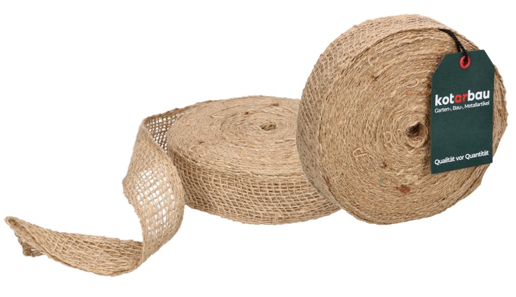 KOTARBAU® Lot de 2 rubans en toile de jute, rouleaux de 3,5 Image du produit 