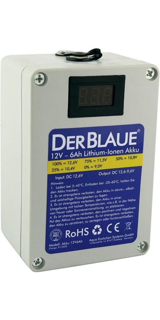 Akku 12 V, 6Ah Lithium-Ionen Akku Produktbild 
