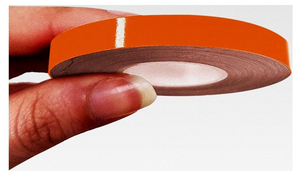 Klebestreifen für Autos, KTM Orange, 7 mm x 10 m