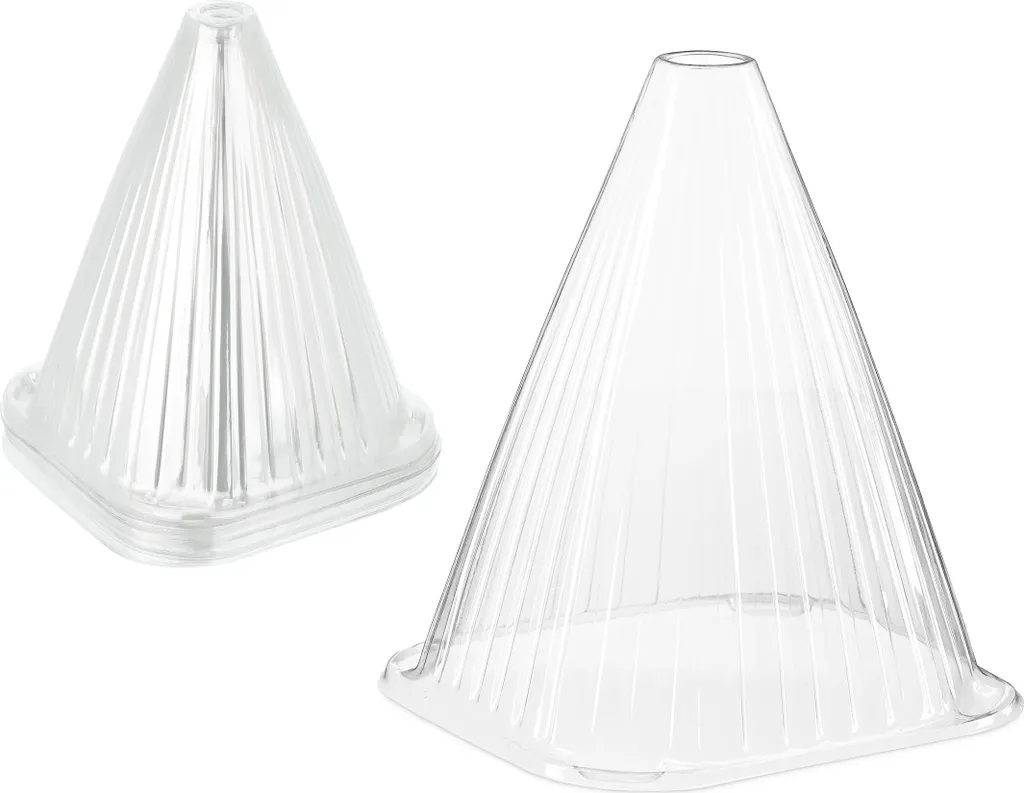 Cloche potagère de protection Relaxdays lot de 96 pour semis et salades