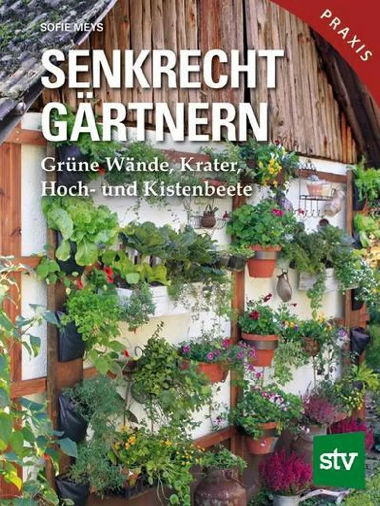 Jardin vertical Senkrecht V1 en feutre noir à 4 poches pour balcon