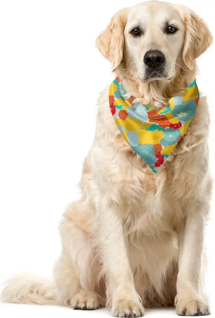 Bandana Resistente ABAKUHAUS per Cani e Animali Domestici 55x55 cm