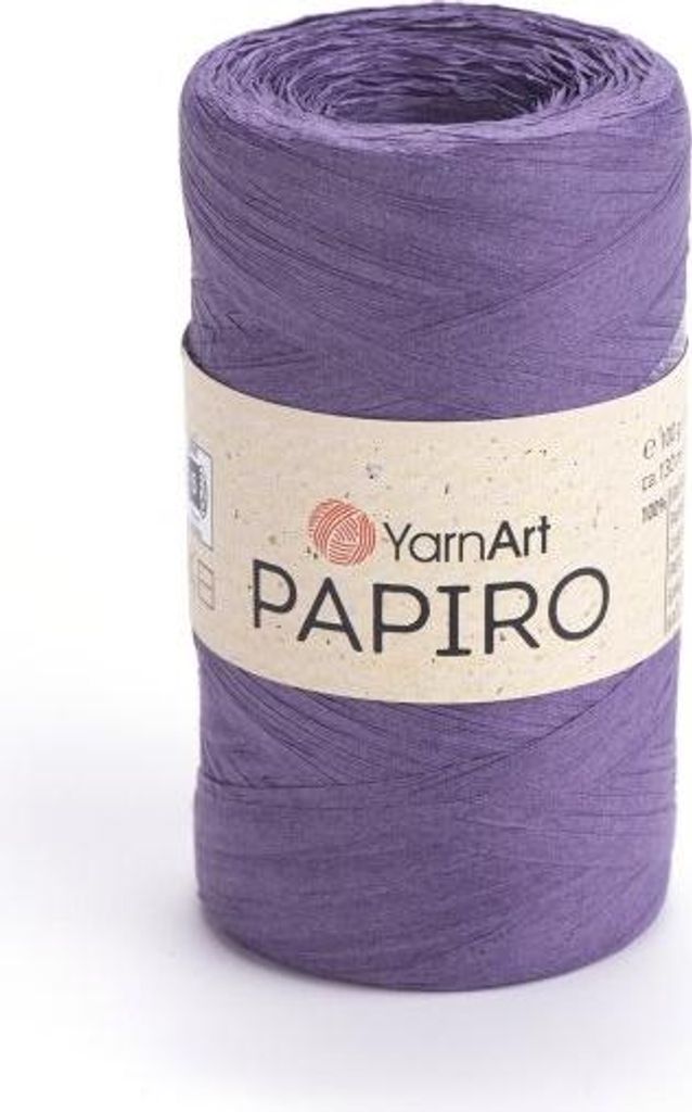 YarnArt Papiro Papier-Raffia Garn 100g/130m Violett für Produktbild 
