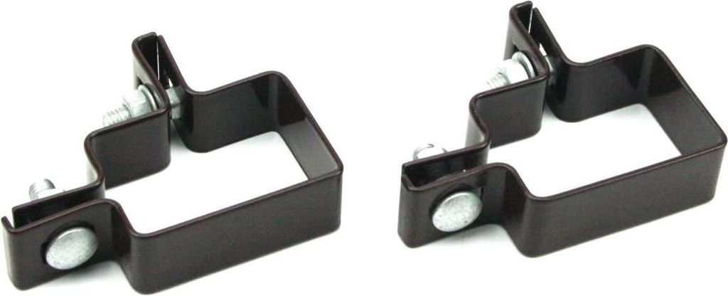 2x Eckschelle 40 x 60 mm Zaunpofsten Zäune Pfostenschelle Produktbild 