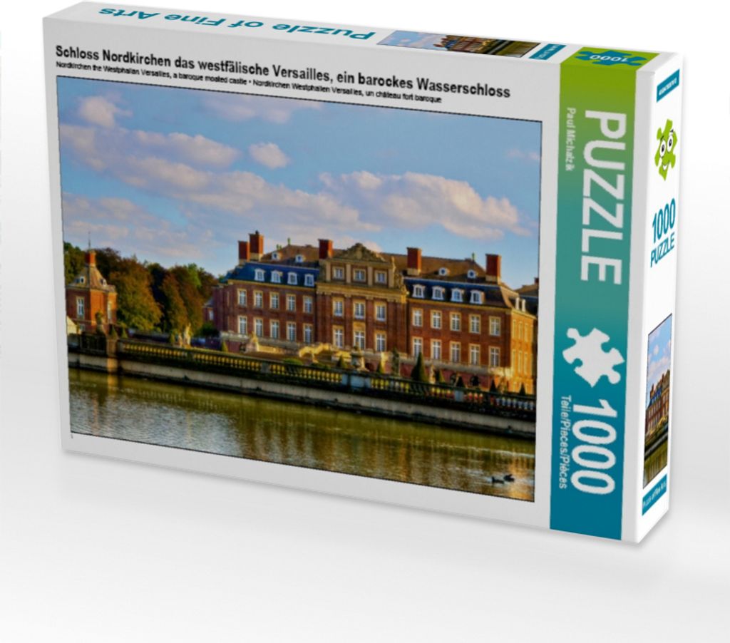 Calvendo Schloss Nordkirchen das westfälische Versailles, ein barockes Wasserschloss 1000 Teile Puzzle quer 640x480mm, Michalzik Paul; 7387994