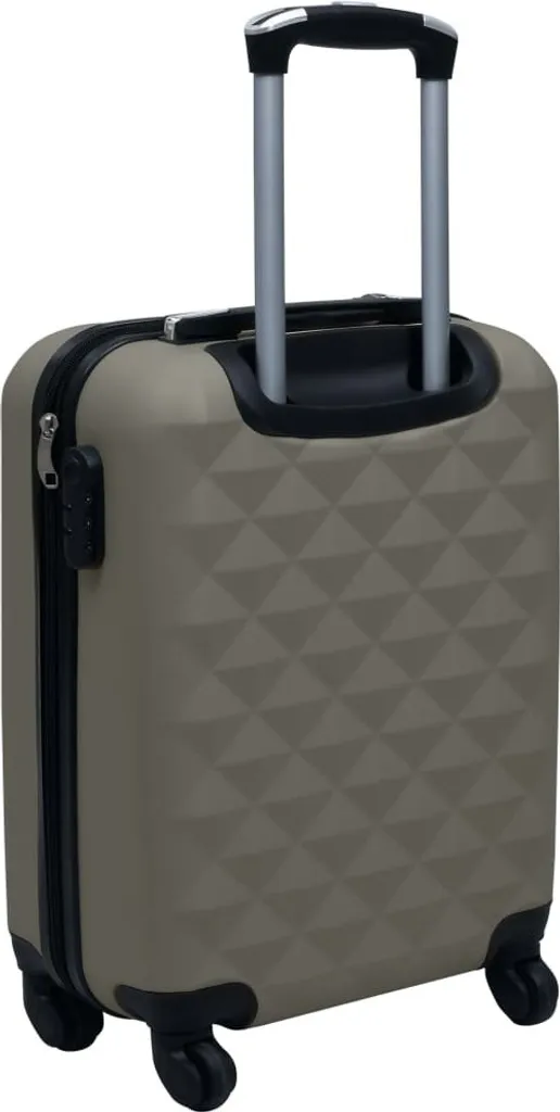 Valise cabine trolley anthracite ABS pour déplacements professionnels - 4