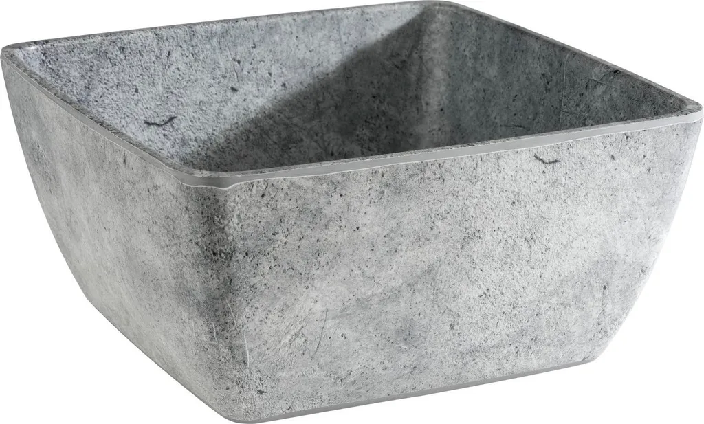 Ciotola Quadrata APS Element 84831 Design Industrial Grey 25cm