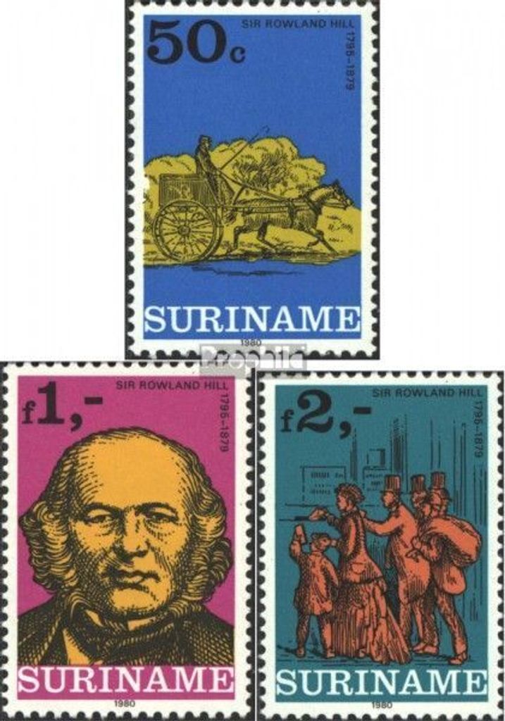 Briefmarken Suriname 1980 Mi 901-903 (kompl.Ausg.) postfrisch LONDON