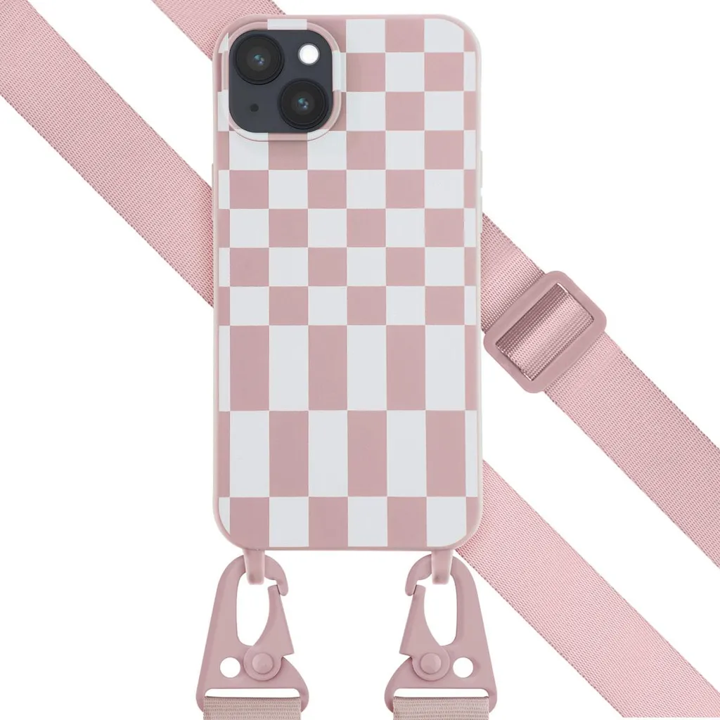 Custodia Selencia iPhone 14 Plus Sand Pink | Laccio & Style