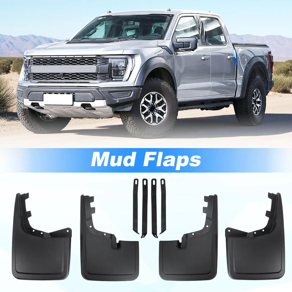 Paire d'Ailes de Protection Ford F150 2021-2025 Noir - Kit Avant Arrière