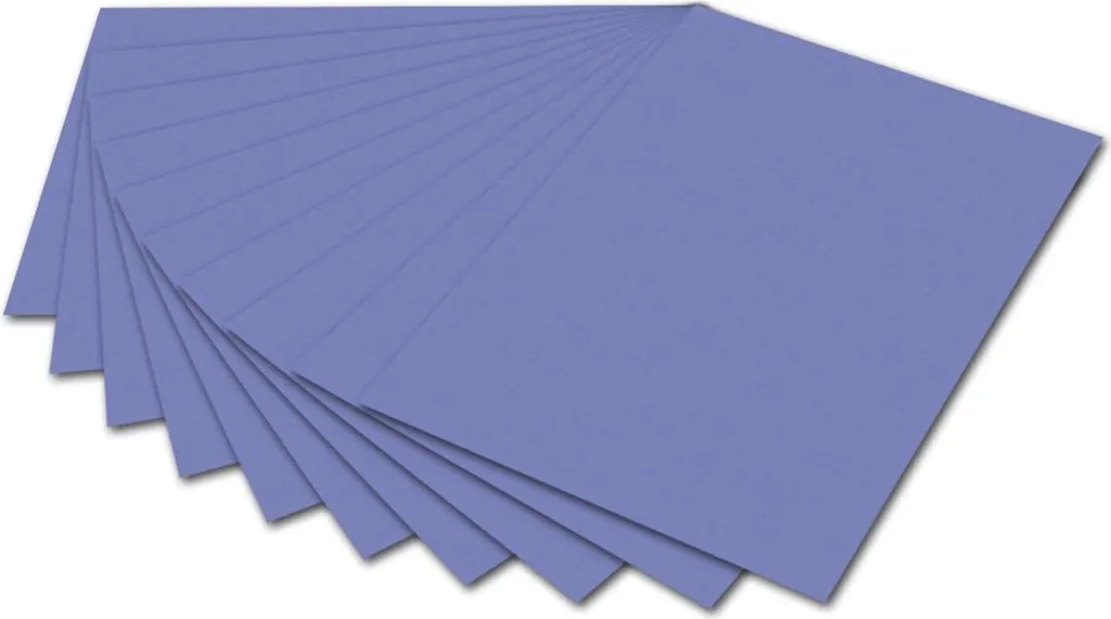 Cartoncino Blu Violetto Folia 300g per Lavoretti e Scrapbooking