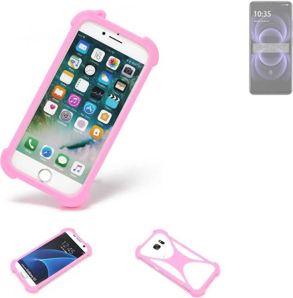 K-S-Trade Handy Hülle kompatibel mit FreeYond M5A Schutz Hülle Bumper Silikon Schutz Hülle Cover Case Silikoncase Silikonbumper TPU Softcase
