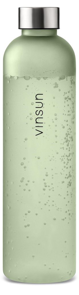 Trinkflasche 1L Sportflasche Wasserflasche BPA frei Kohlensäure geeignet Vinsun