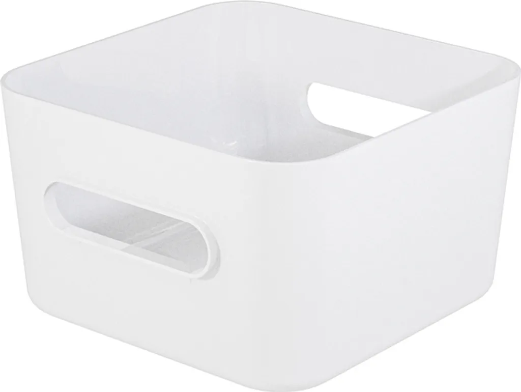 Boîte de Rangement Carrée SmartStore Compact M Blanche pour Cuisine