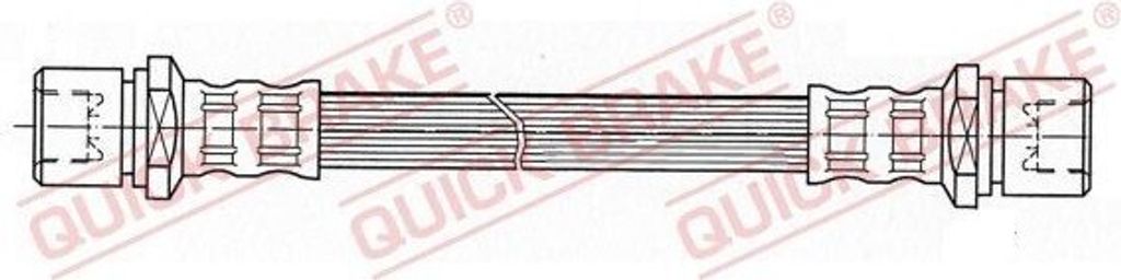 QUICK BRAKE 27.071 Bremsschlauch für SUBARU Legacy IV Kombi (BP) OUTBACK (BL, BP) Legacy III Kombi (BH) Legacy IV Limousine (BL) OUTBACK (BE, BH)