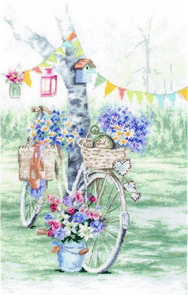 Réussir sa Broderie avec le Kit Letistitch Vélo - Diagramme Facile
