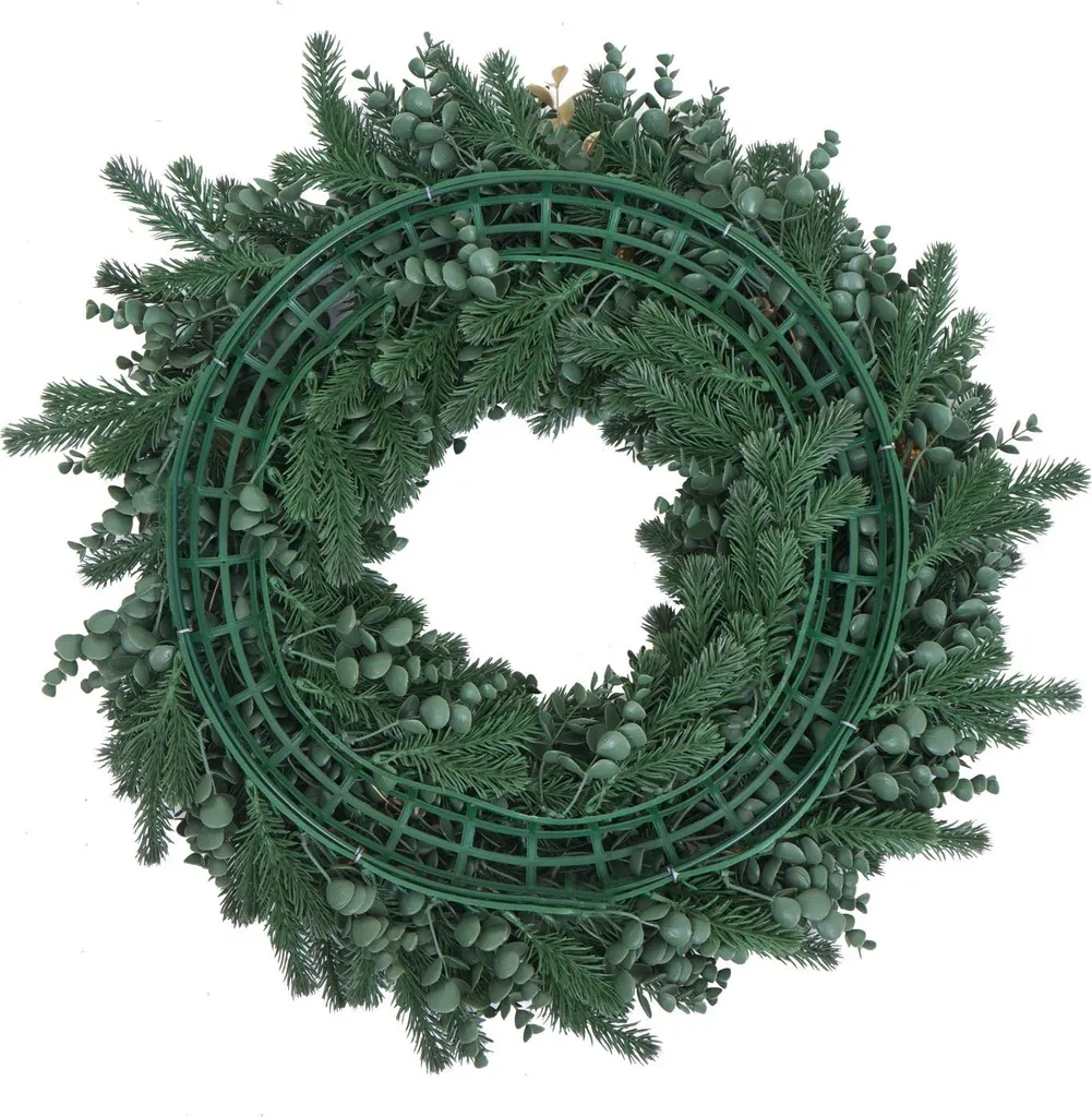 DearHouse Ghirlanda Natalizia In Pino Artificiale 15m – Verde Chiaro, Con Bacche Rosse E Pigne, Per Camino E Scale - 4