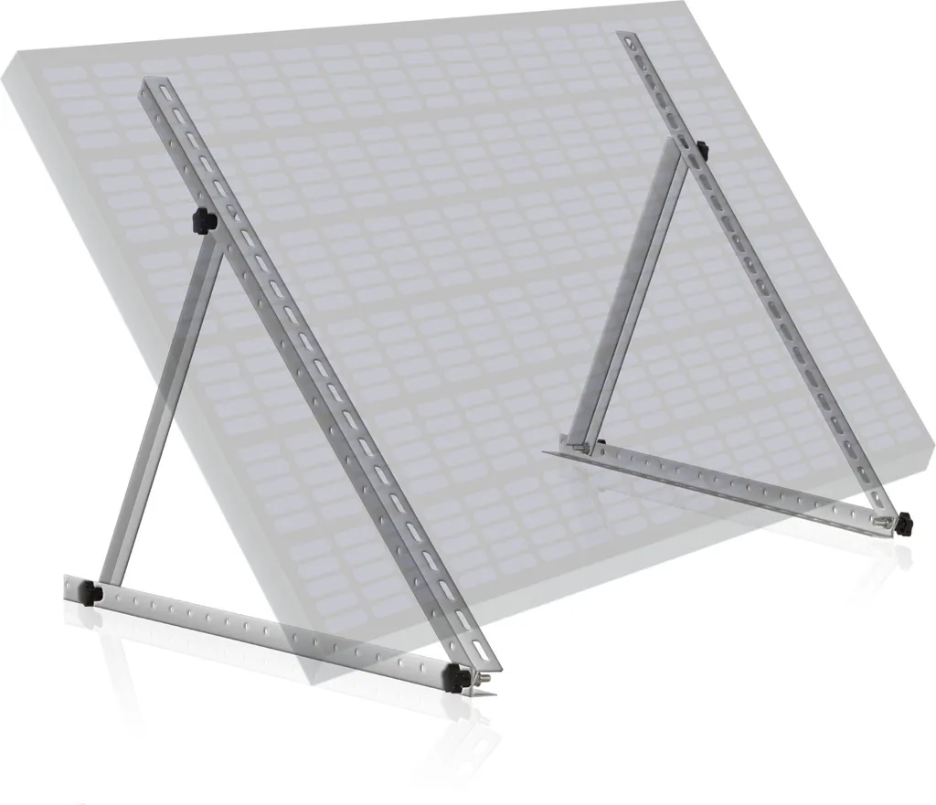 Supporto Pannelli Solari Zelsius 104cm Alluminio Regolabile 0-90°