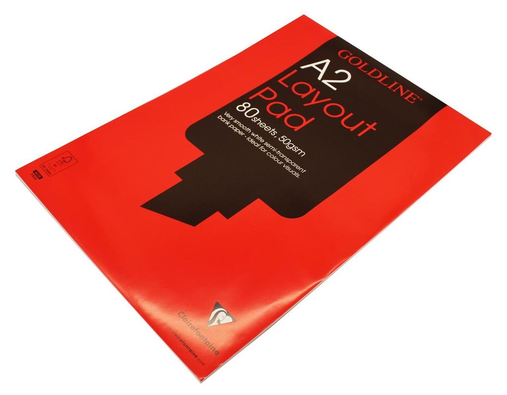 Clairefontaine Gololine Layout pad 80sh A2 50g