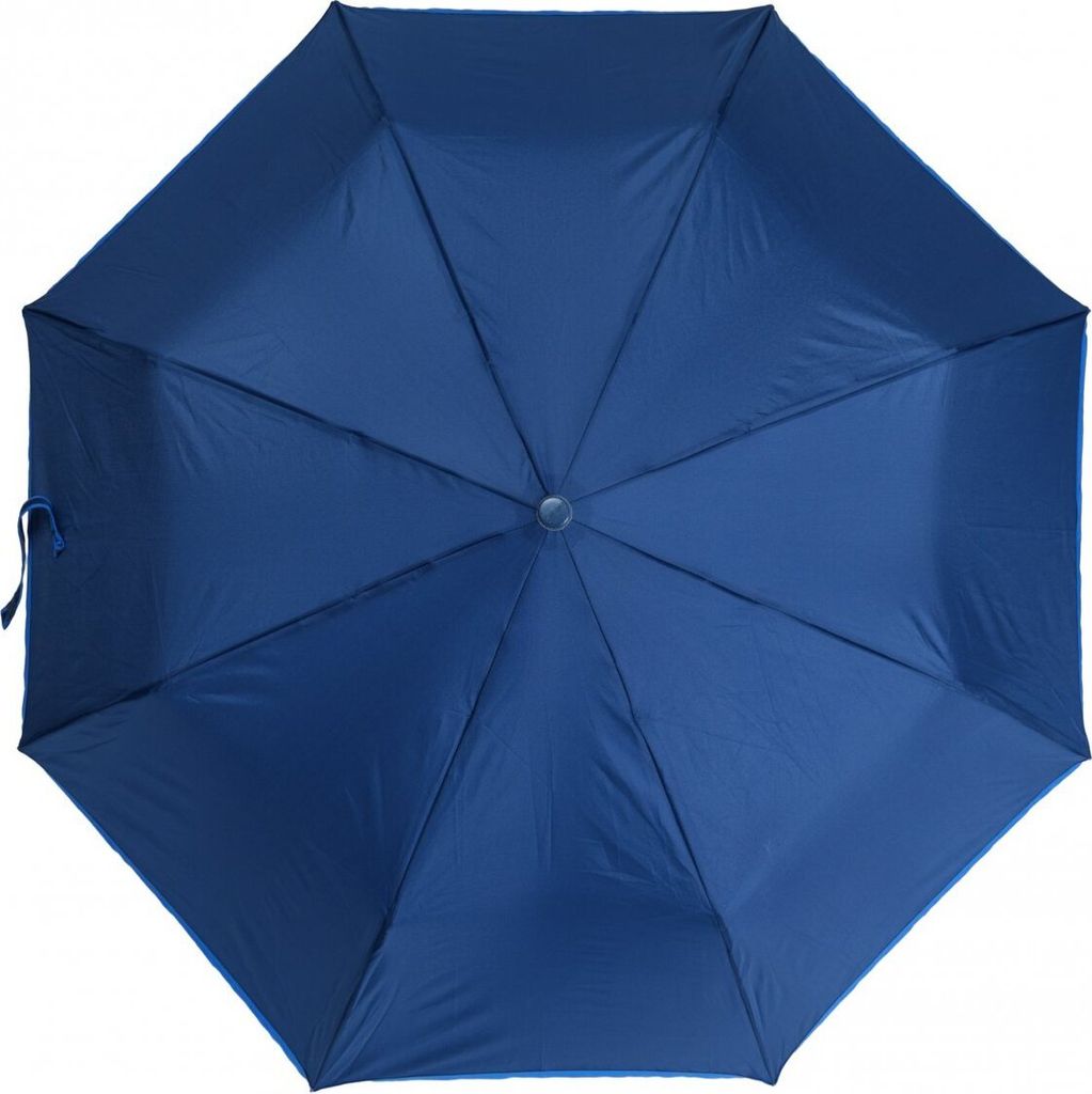 Teleskop-Taschenschirm mit Schutzhülle Wasserfeste Regenschirme mit Fiberglasgestell ?100 cm Marineblau