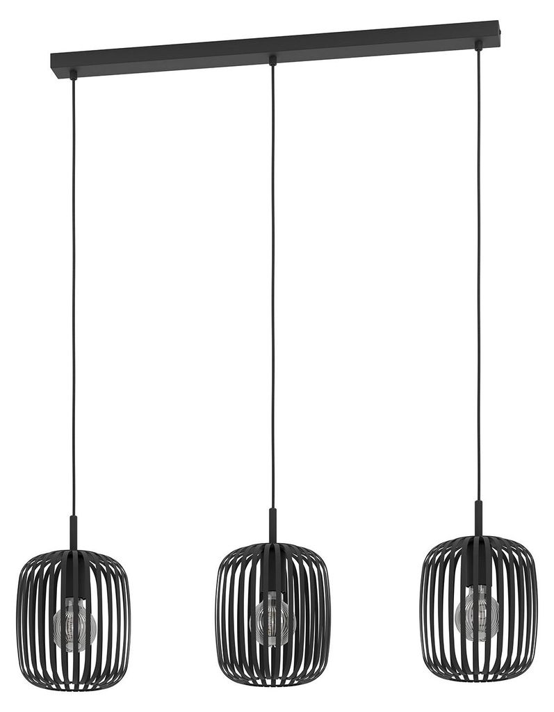 Lampadario A Sospensione Minimal Romazzina Lineare Acciaio Immagine del prodotto 
