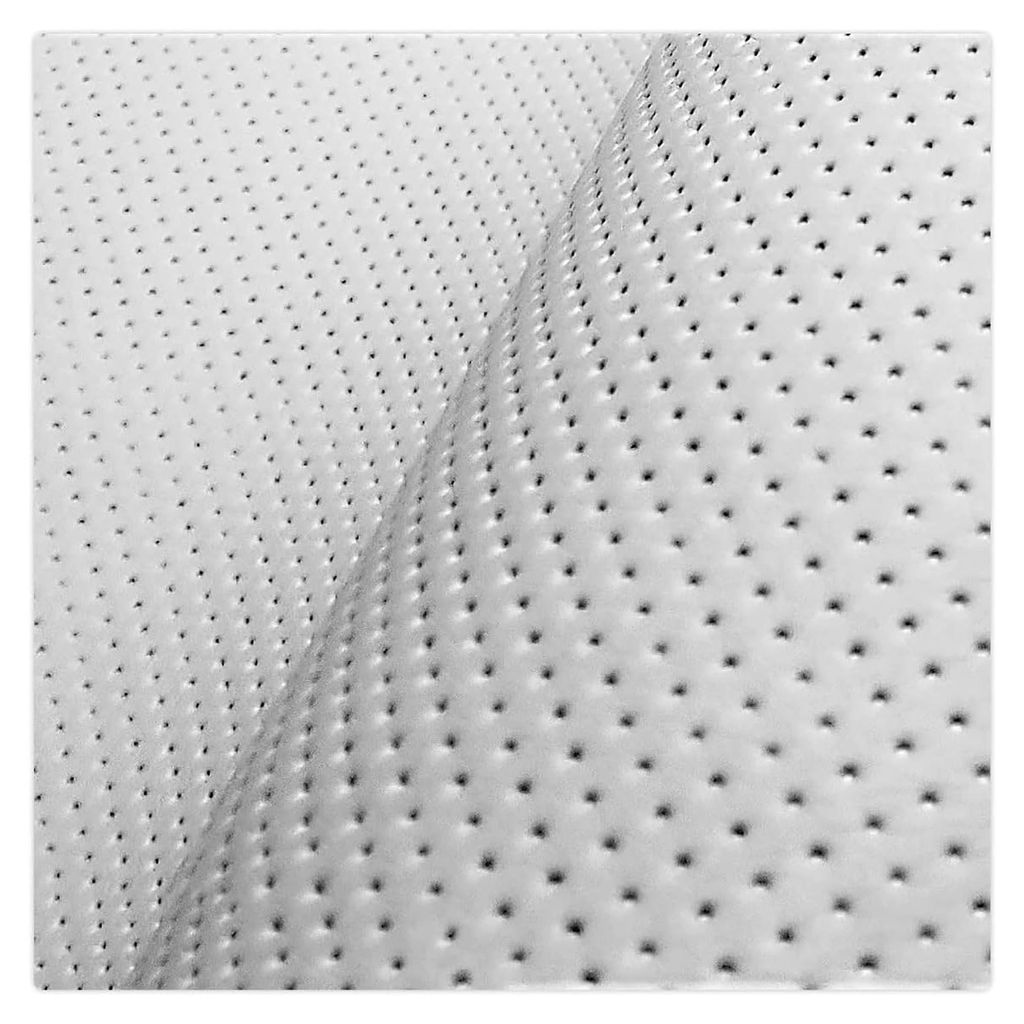 Kunstleder Meterware Stoffe zum Nähen Weiß Wasserdicht (1 Stk - Breite: 140 cm x Länge: 100 cm) Polsterstoff für Möbel, Schuhe, Handtaschen, S...