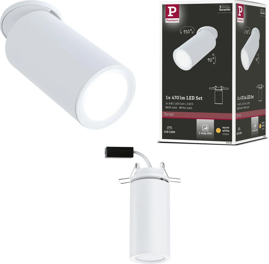 Paulmann Luce da incasso LED Turnal - 1