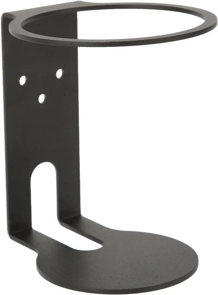 Support mural pour enceinte portable en métal noir robuste universel