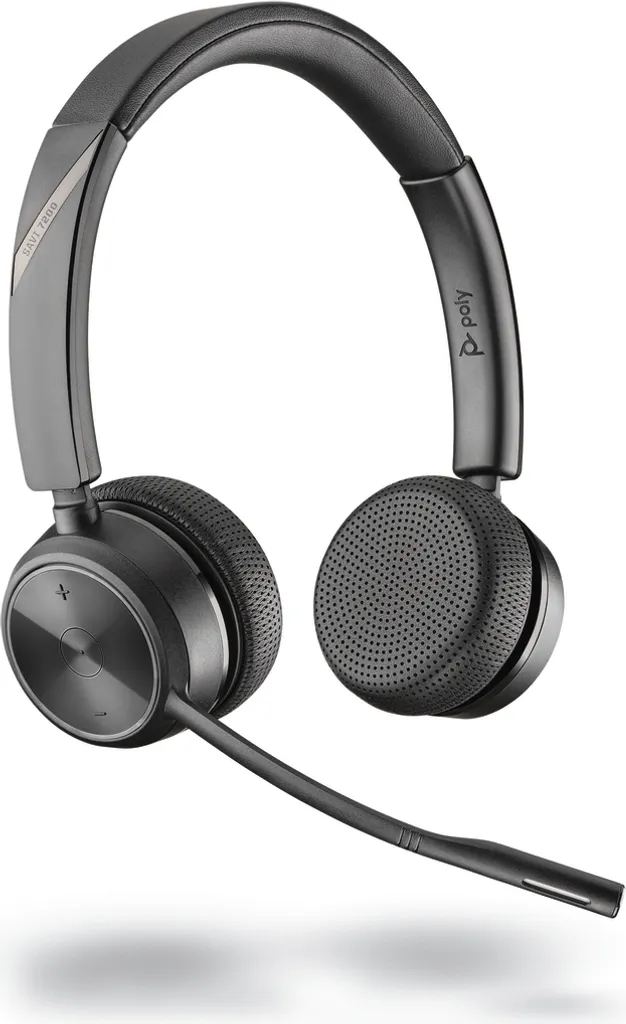 Casque Filaire HP Savi 7220 Double Oreille pour Centre d'Appel Noir
