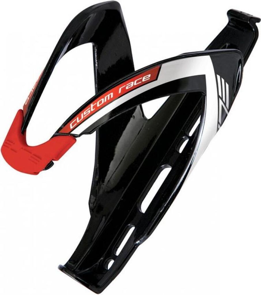 1 x Elite Flaschenhalter Custom Race schwarz/rot glanz