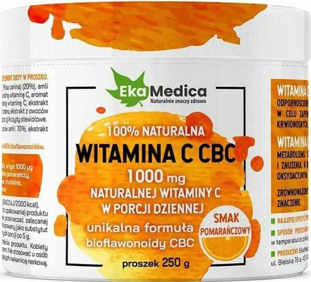 NATURALNA WITAMINA CBC Bioflawonoidy CBC Pomarańczowa Zdjęcie produktu 