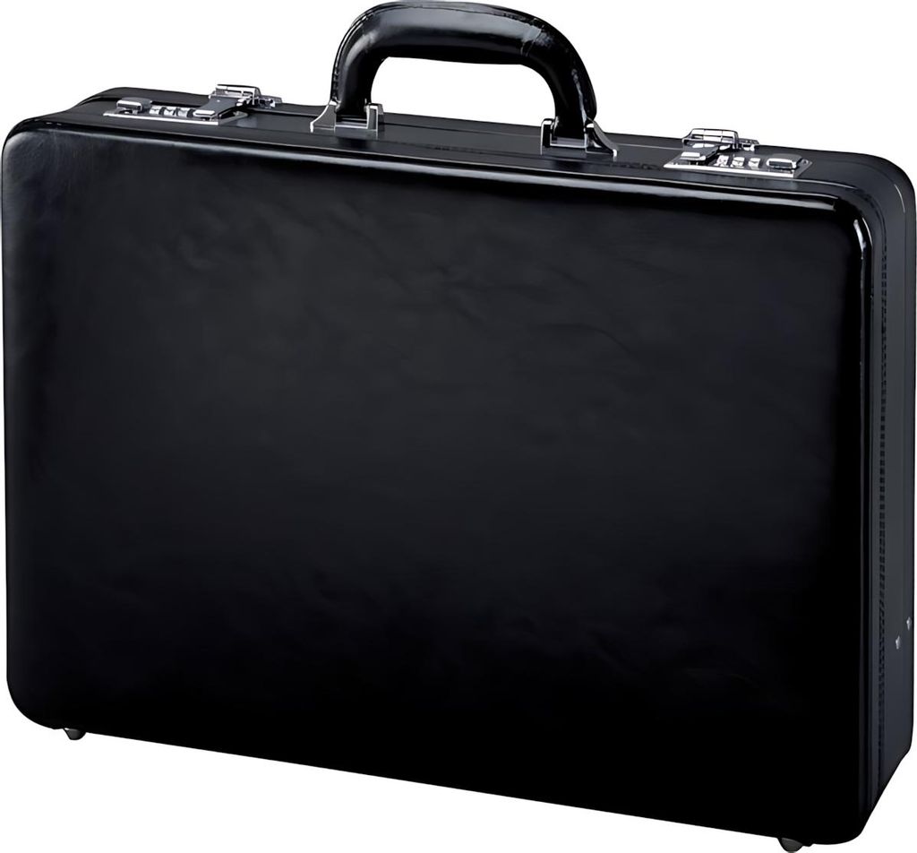 Alassio 41033 Custodia "TAORMINA", pelle, nero Immagine del prodotto 