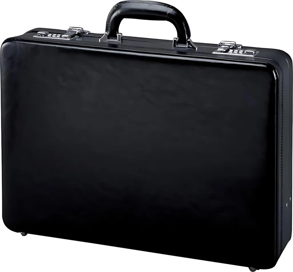 Mallette de sécurité Alassio 41033 Taormina cuir noir anti-froissage