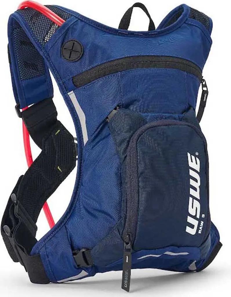 Sac Uswe Raw 3 Bleu : Fini les Sacs à Dos qui Bougent en Moto ou VTT