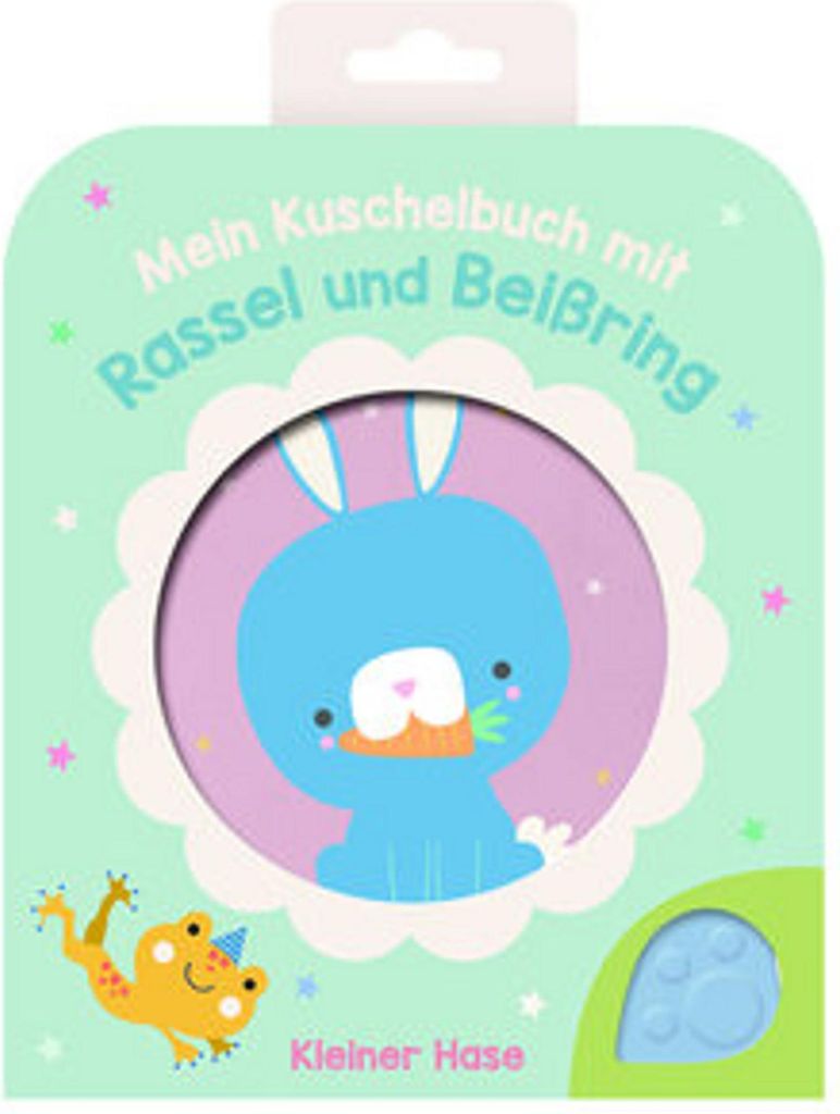 Mein Kuschelbuch mit Rassel und Beißring - Kleiner Hase