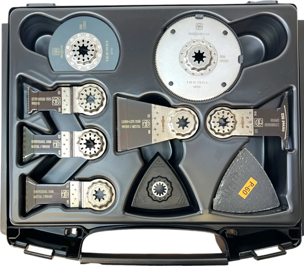 Set accessoires outils multifonctions Fein 33 pièces et i-Boxx robuste - 2