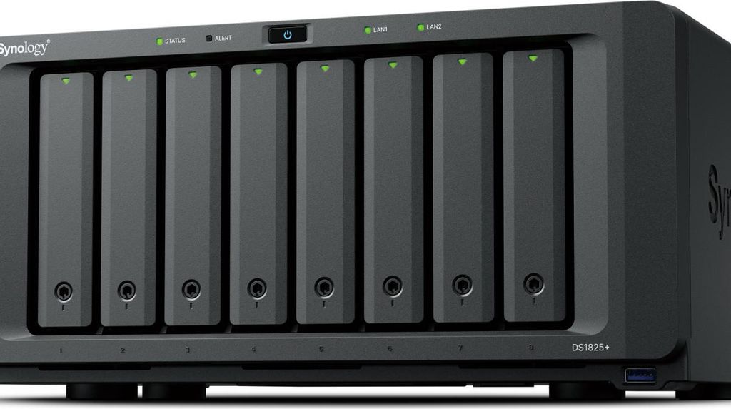 Synology DiskStation DS1825+, NAS, Ryzen Embedded, V1500B, Produktbild 