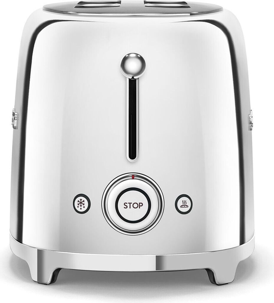 Smeg TSF01SSEU chrom 2-Scheiben-Toaster  950 Watt  Produktbild 3