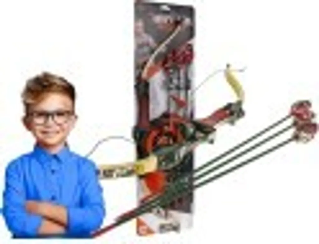 Kit de tir à l'arc pour enfants avec flèches et cible jouet de sport