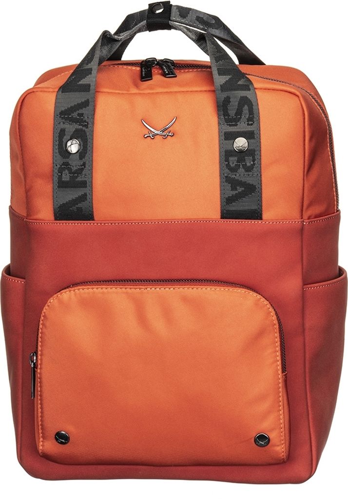 Sansibar Freizeitrucksack Rucksack mit Laptopfach Backpack Orange