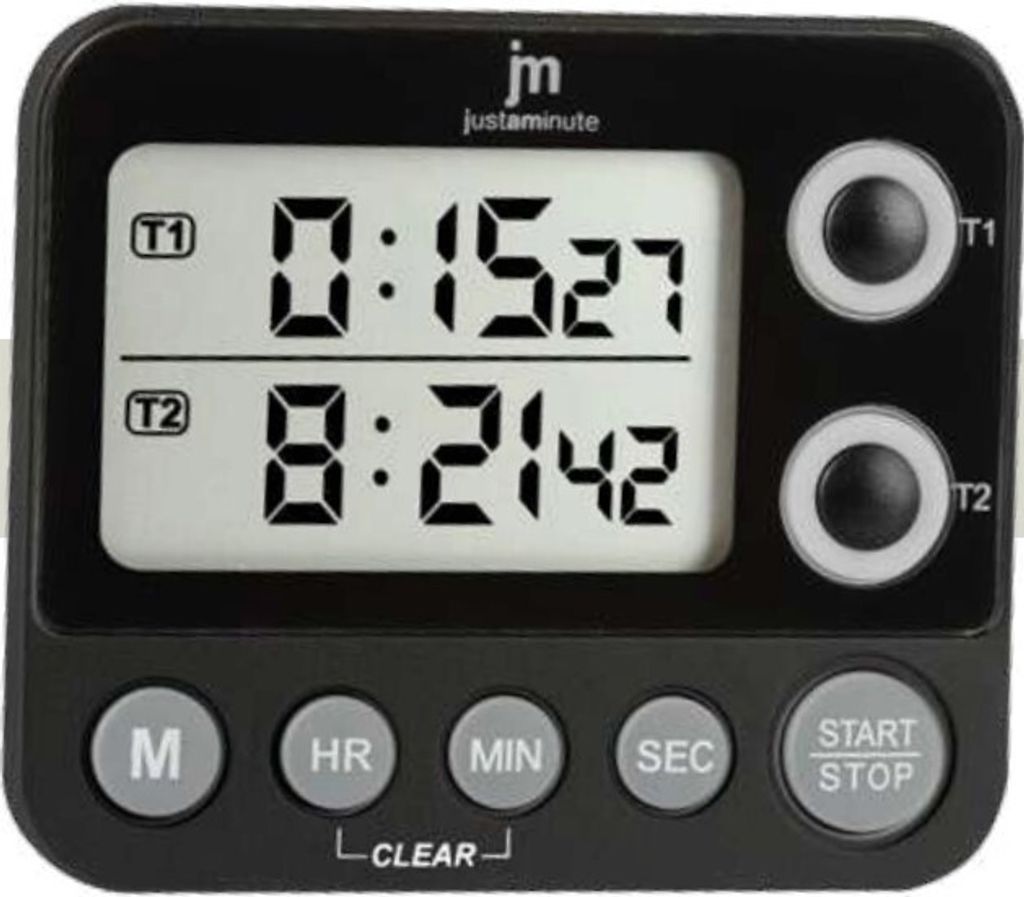Lowell JT-5413N Küchen-Timer Digitaler Küchentimer Schwarz